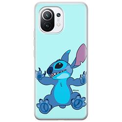 Ert Group Funda para teléfono móvil Xiaomi 11 Original y con Licencia Oficial de Disney con diseño Stitch 021 Perfectamente Adaptada a la Forma del teléfono móvil, Funda Hecha de TPU