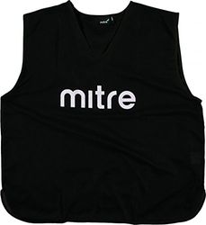 Mitre Pro Football Sports Training Bibs - Black/Black