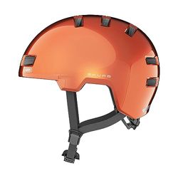 ABUS cityhjälm Skurb - Robust cykelhjälm för vardagsbruk, skating, BMX-åkning eller longboard - orange, storlek M