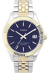 Timex Dames Waterbury Legacy horloge TW2V31600, blauw, Blauw, Modern