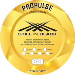 Still in Black Bobina 400 M Propulse Carre Arancione Fluo 1,23 Mm, Corda Tennis Unisex-Adulto, 120 m