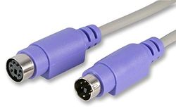Pro Signal PL11124 PS/2 6 Pin Male to Female Lead, 3m, Purple