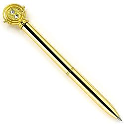 The Carat Shop HPPM100,Harry Potter 3D metalen pen met Time Turner hanger,Standaard,Goud