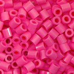 Vaessen Creative Perlas Fusibles, Plastic, Rosa (Fuchsia), 5mm, 1100