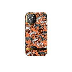 Richmond & Finch Funda Teléfono Diseñada para iPhone 12 Pro MAX Funda, 6.7 Pulgada, Naranja Leopardo Fundas Probadas contra Caídas, Bordes Elevados a Prueba De Golpes, Funda Protectora