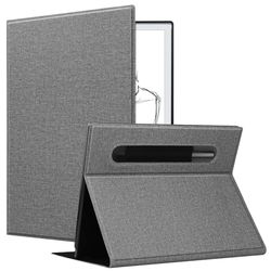 KuRoKo Opmerkelijke 2 Case Slim Lichtgewicht Book Folios Opmerkelijk 2 Cover met Pen Houder Case voor Opmerkelijk 2 Tablet 10.3" Digitaal Papier (2020 Uitgebracht) - Lichtgrijs