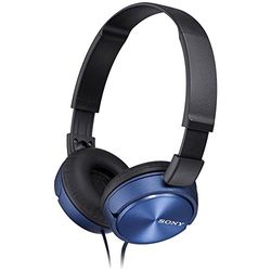 Sony MDR-ZX310 - Bekväma och Vikbara Hörlurar - Svart/Blå