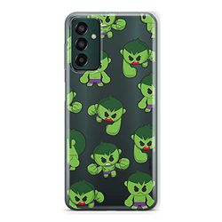 ERT GROUP mobiltelefonfodral för Samsung M13 4G originalt och officiellt licensierat Marvel mönster Hulk 006 optimalt anpassad till formen på mobiltelefonen, gedeeltelijk transparant
