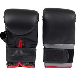 ENERGETICS Punch-Handsch. Basic, Guanti da Box Unisex Adulto, Nero/Grigio/Rosso, M