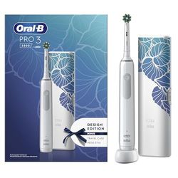 Oral-B Spazzolino Elettrico Ricaricabile Pro 3 3500 Bianco, 1 Testina, 1 Custodia Da Viaggio. 1 Spazzolino