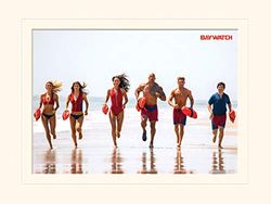 Pyramid International Baywatch (bay Team) – Montato Stampa Memorabilia 30 x 40 cm, Carta, Multicolore, 30 x 40 x 1.3 cm
