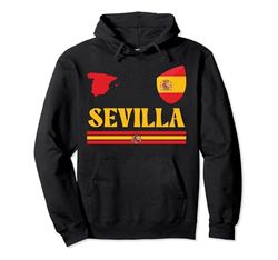 Sevilla España Bandera, Sevilla España, Sevilla Sudadera con Capucha