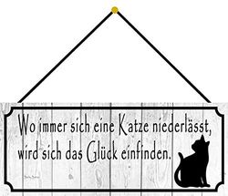 Schatzmix Tin-Plate Sign, Sheet metal, Multicoloured, 27x10 cm