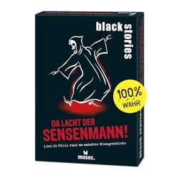 black stories Da lacht der Sensenmann!: Löst 50 Fälle rund um makabre Missgeschicke
