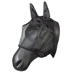 PFIFF - Masque de Protection du Visage Contre Les Insectes - pour Cheval - Noir