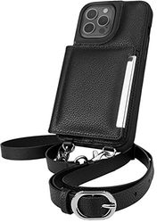 Smartish iPhone 11 Pro Max Crossbody Hoesje - Dansende Koningin [Handtas/Koppeling met Afneembare Band & Kaarthouder] - Oranje