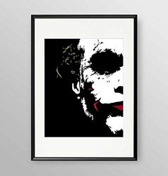 Poster incorniciato - Joker Batman Dark Knight - Artyexpress Made in Italy