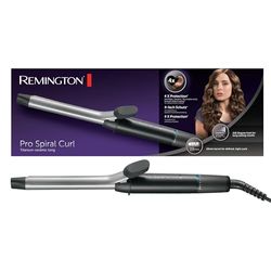 Remington Krultang Pro Spiral Curl (19mm Voor Spiraal Krullen, Strakke Kleine Krullen, 8 Temperatuur-instellingen, Keramische Coating, Ionische Antistatische Technologie Voor Minder Pluis) CI5519