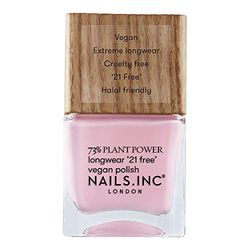 Nails.INC 73% Plant Power Nail Polish, Long Lasting Nail Color Lasts Up to 10 Days, Quick Drying, Cruelty Free, Vegan, 21 Free Formula, Everyday Self-Care, (14ml)