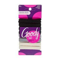 GOODY THICK HAIR SWEATER ELASTICS 8CT GRAYS
