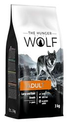 The Hunger of the Wolf Hondenvoer voor volwassen honden, grote en zeer grote rassen, droogvoer met kip, goed voor de gezondheid van de gewrichten, 3 kg