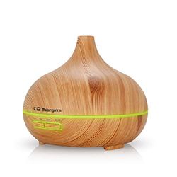 Orbegozo Hua 3500 – Ultrasone aromatherapie etherische oliediffuser, 300 ml capaciteit, stil, verlichting in 7 verwisselbare kleuren en timer.