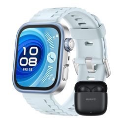 HUAWEI WATCH FIT4 Pro Smartwatch, + Freebuds SE 2 Nero, Ultra-sottile, 1.82" Schermo in Zaffiro & Lunetta in Lega di Titanio, Fitness Tracker, con App ECG, fino a 10 Giorni, GPS, 30 mesi di Garanzia