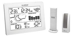 La Crosse Technology MA10006 compleet weerstation met gateway voor smartphone en tablet, mobiel alarmsysteem, wit (oud model)