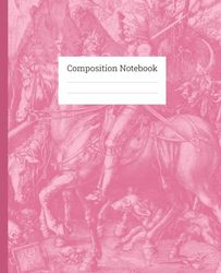 Composition Notebook: College Rule | Vintage Illustration | 7.5" x 9.25" | 120 Pages | Lined Paper | School, College & Office