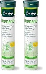 Kneipp, Vitamina Drenante con Magnesio, Calcio, Cafeína, Vitaminas E y C y Ortiga, Ideal para Reducir la Celulitis, Retención de Líquidos y Piernas Cansadas, Efecto Diurético, 20 Comprimidos