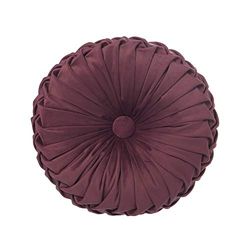 COJÍN REDONDO TERCIOPELO VIOLETA_°35CMSIN CREMALLERA