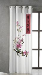 Tsuki jinsei Rideau avec œillets métallique 150 x 260 Zen, Chillout, Japonaise