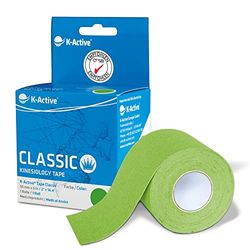 Rehab europa QA-00459/VD - 1 rollo kinesiotape vendaje k-active verde 5cmx5m