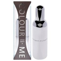 COLOUR ME Silver Sport Perfume for Men. 100ml Eau de Parfum, Luxury Fragrance - Mens Aftershave, Long Lasting Fragrance for Men by Milton-Lloyd