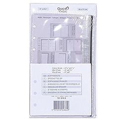 Quo Vadis Navulverpakking met ritssluiting, T17/Compact, 10 x 17 cm