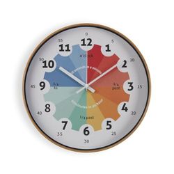 Versa Reloj de Pared Cristal Plástico 4 x 30 x 30 cm