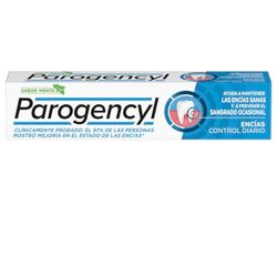 Parogencyl Controlo de pasta dentífrica controlo diário hortelã, ajuda a manter as gengivas saudáveis e a prevenir sangramentos ocasionais, com zinco, flúor e vitamina E, dentária, eficiência
