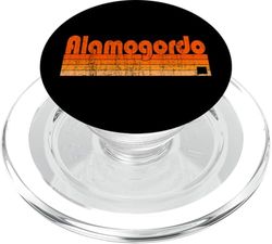 Alamogordo, estilo retro de los años 80 de Nuevo México PopSockets PopGrip para MagSafe