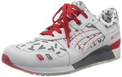 ASICS herr Gel-Lyte Iii 1191a251-100 sneaker, Vit vit 1191a251 100-37 EU