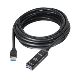 SIIG Active Repeater kabel USB 3.0 20 Meters zwart