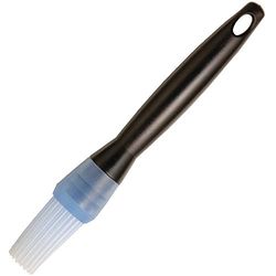 KitchenCraft KCSP2 Silicone Pastry Brush, Black / Blue, 17 cm