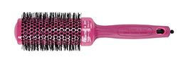 Olivia Garden Ceramic + Ion Brosse Thermale Ronde Diamètre 45mm, Rose - Antistatique, Tourmaline-Ion et Poils en Nylon