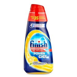 Finish Tudo em 1 Plus Lava-louças gel limão 33 doses