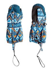 Quiksilver Guantone Indie Guanti per Il Freddo, Piramide di Neve Blu Maiolica, S Bambini e Ragazzi