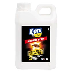 Kapo Choc Insecticide Punaises de lit - Idéal pour traiter les grandes surfaces - Action rapide et radicale - Effet longue durée 3 mois