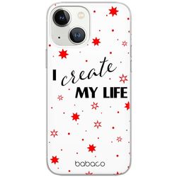 ERT GROUP mobiel telefoonhoesje voor Apple Iphone 13 MINI origineel en officieel erkend Babaco patroon Positive vibes 004 aangepast aan de vorm van de mobiele telefoon, hoesje is gemaakt van TPU