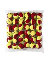 Wilson WRT13700B Palline da Tennis Starter Red, per Bambini, Giallo/Rosso, Confezione da 36