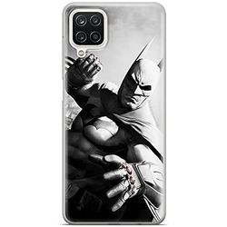 ERT GROUP mobiltelefonfodral för Samsung A12 / M12 originalt och officiellt licensierat DC mönster Batman 019 optimalt anpassad till formen på mobiltelefonen, fodral tillverkad av TPU-plast