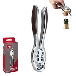 Vacu Vin Apribottiglie per champagne, apertura semplice, design innovativo, perfetto per champagne e spumante, facile da usare, apribottiglie