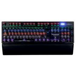Konix Drakkar Teclado Gaming mecánico con Cable Helheim AZERTY - Anti-ghosting - 20 Efectos Luminosos - Cable de 1,7 m - Negro